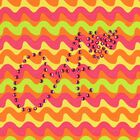 Girls Pink, Orange & Yellow Striped Leggings Set, 1, hi-res