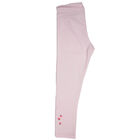 Girls Pale Pink Leggings, 1, hi-res