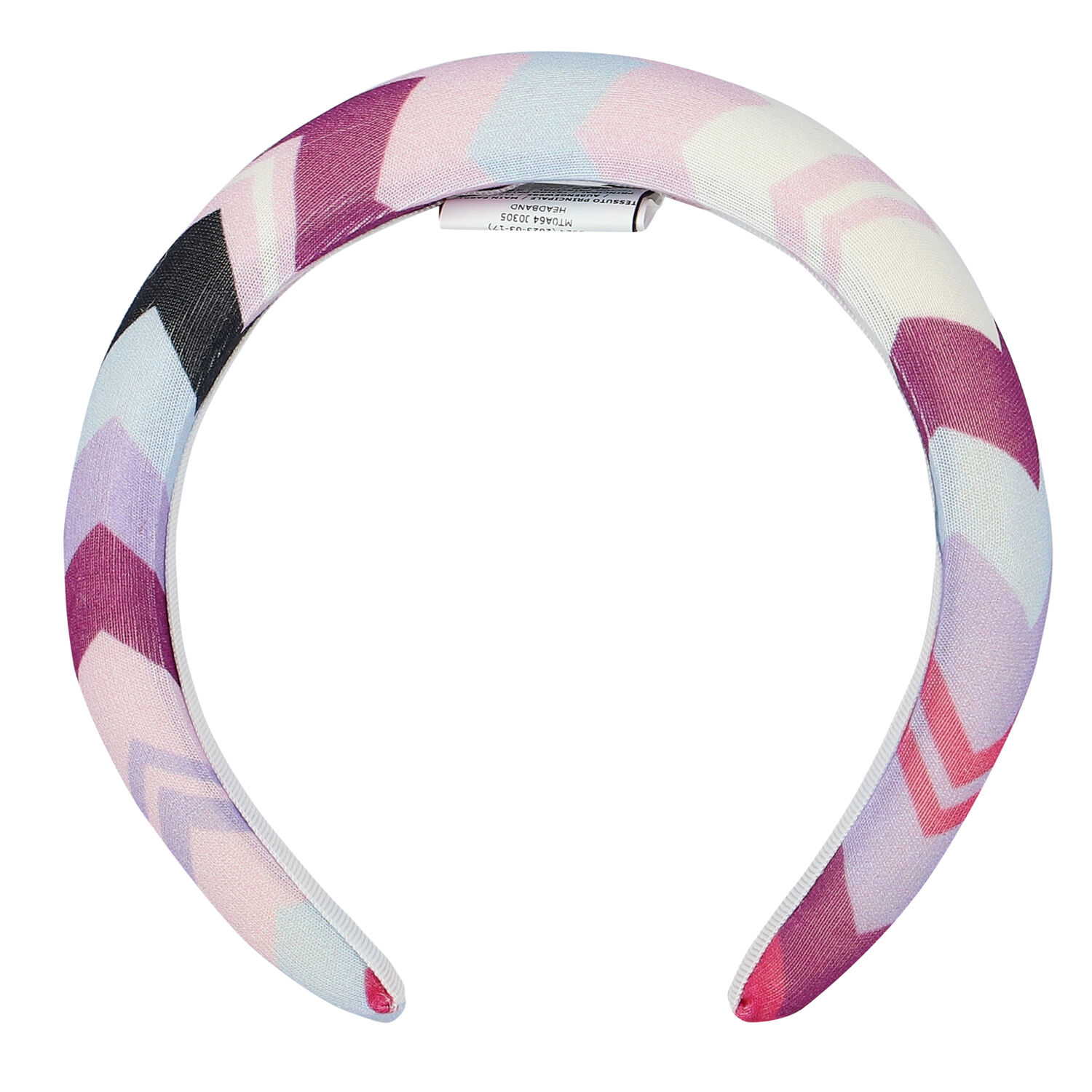 Girls Purple & Pink Zigzag Headband, 2, hi-res