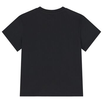 Boys Black Logo T-Shirt