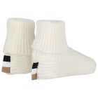 Ivory Baby Hat & Booties Gift Set, 1, hi-res