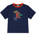 Boys Navy Blue Logo T-Shirt, 2, hi-res