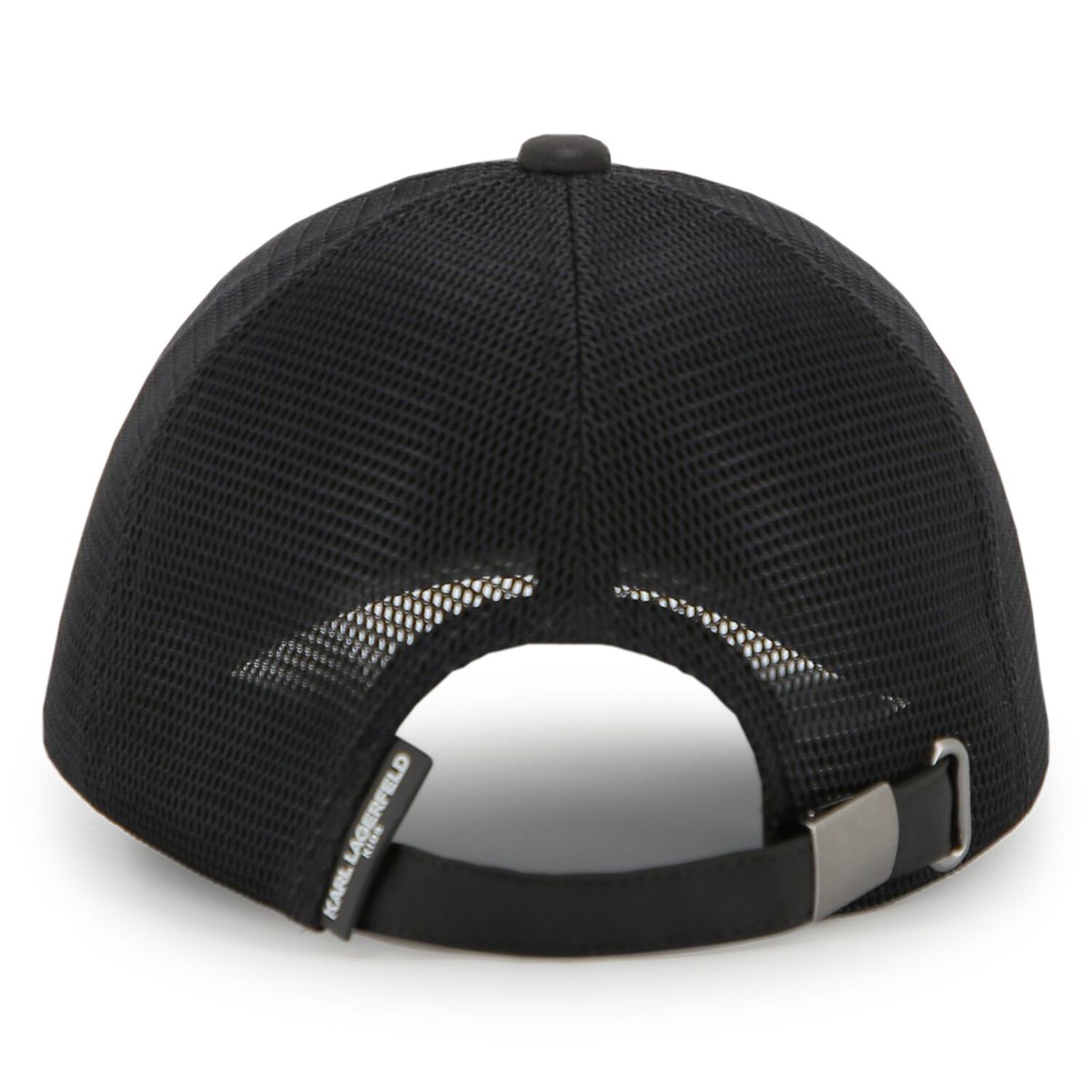 Boys Black Ikonik Karl Cap, 1, hi-res