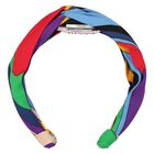 Girls Black & Purple Onde Headband, 2, hi-res