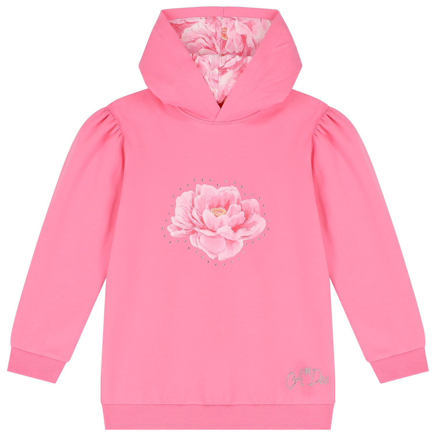 Girls Pink Floral Leggings Set, 1, hi-res