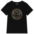Black Logo Medusa T-Shirt, 2, hi-res
