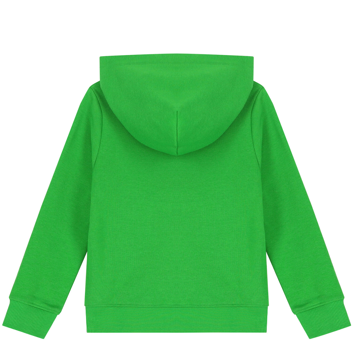 Boys Green Logo Hooded Top, 1, hi-res