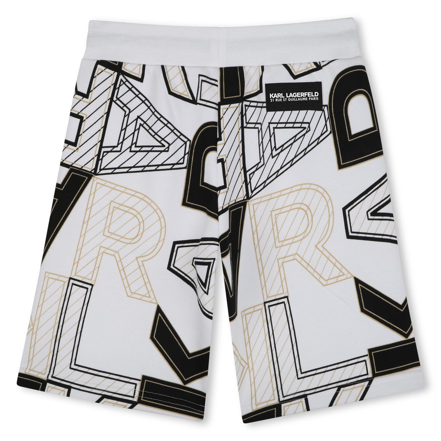 Boys White Logo Shorts, 1, hi-res image number null