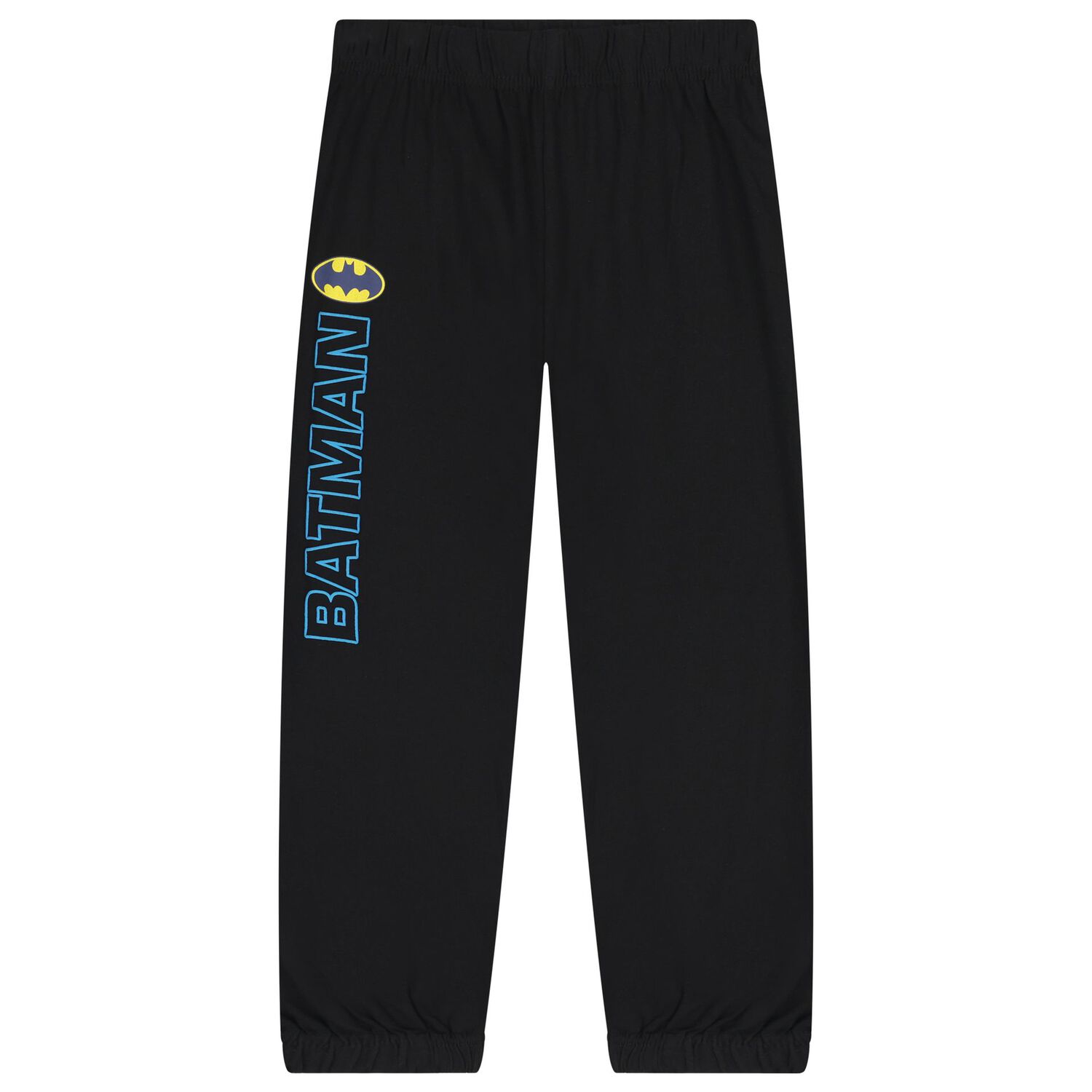 Boys Grey & Black Batman Pyjamas, 1, hi-res