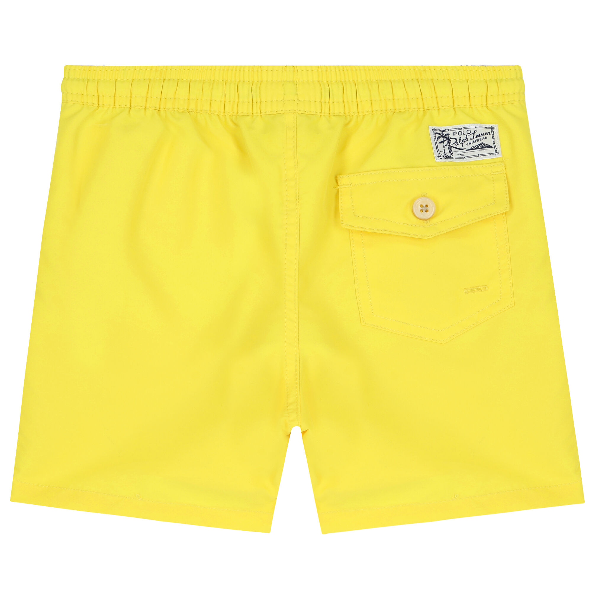 Ralph Lauren Boys Yellow Polo Bear Swim Shorts Junior Couture UK
