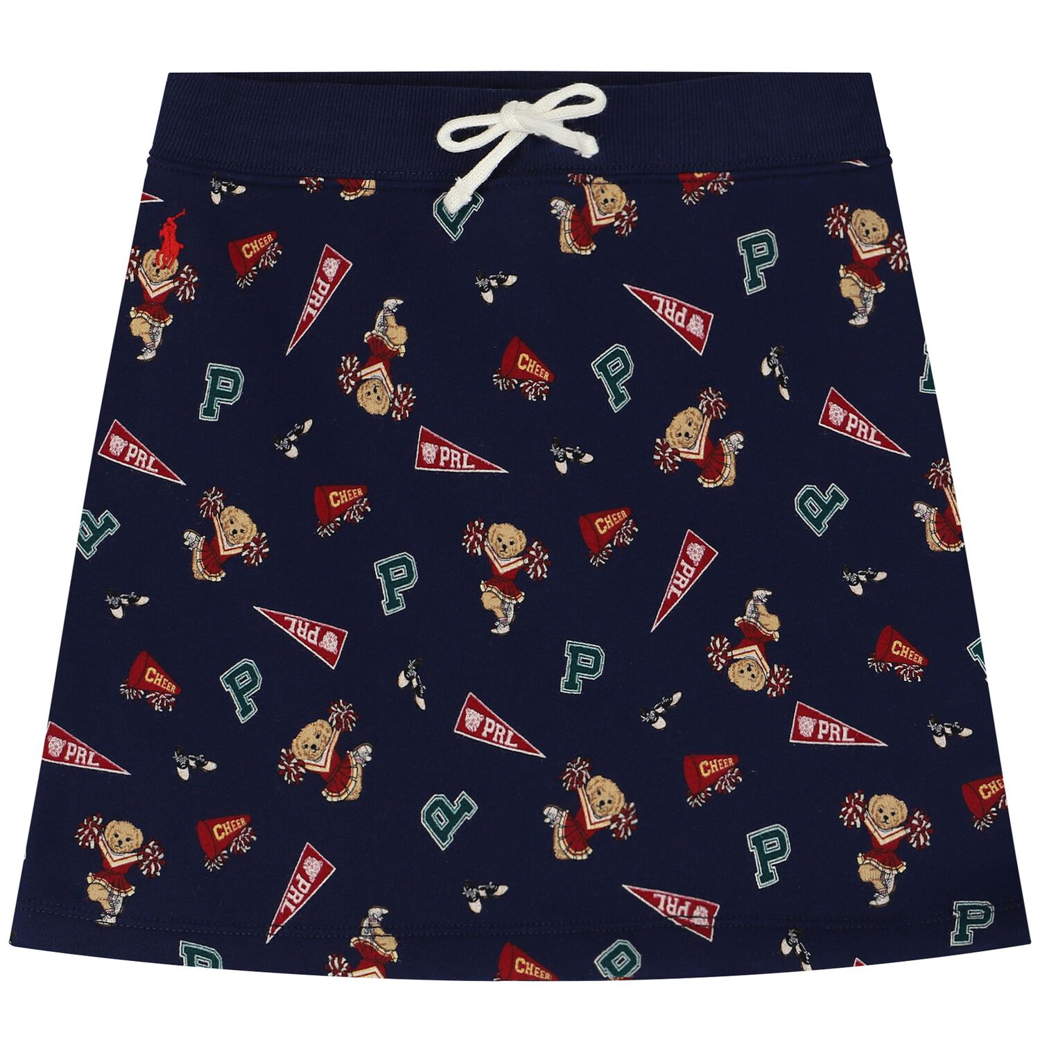 Girls Navy Blue Logo Skirt, 1, hi-res image number null
