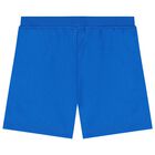 Blue Teddy Bear Logo Shorts Set, 1, hi-res