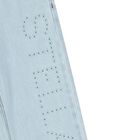 Girls Blue Logo Denim Jeans , 1, hi-res