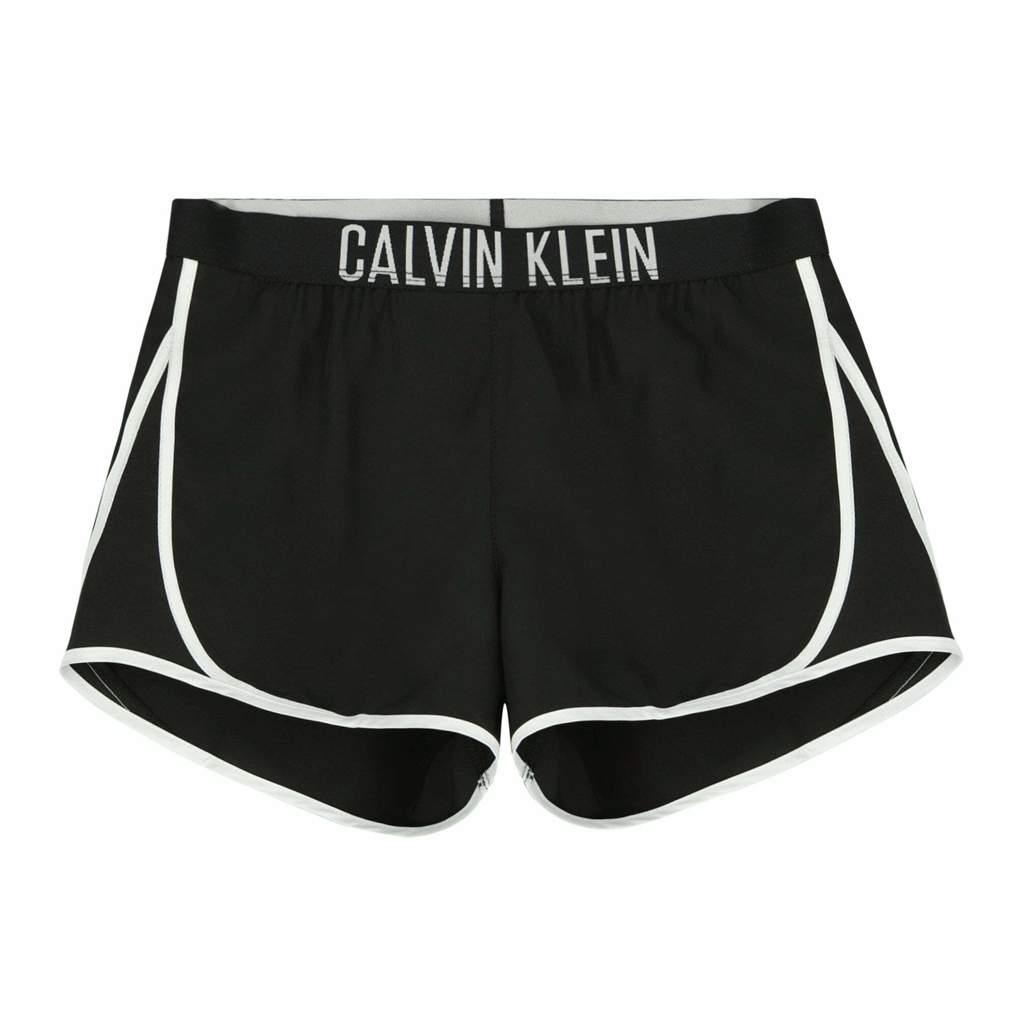 Calvin Klein Girls Black Logo Shorts Junior Couture UK