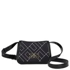 Girls Black Logo Handbag, 1, hi-res