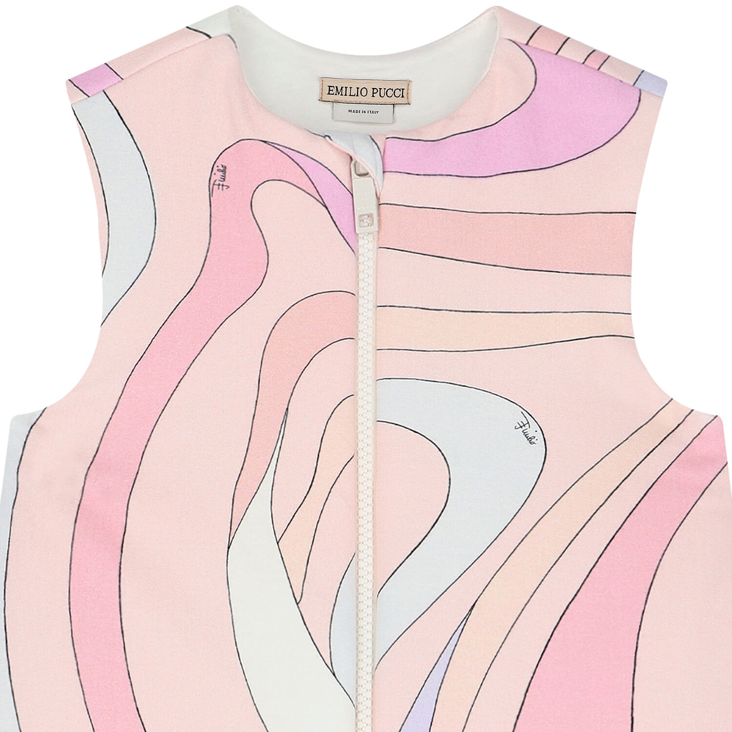 Baby Girls Pink Abstract Baby Nest, 1, hi-res