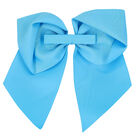 Girls Blue Bow Hair Clip, 2, hi-res