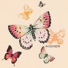 Younger Girls Pink Butterflies Logo Dress, 2, hi-res