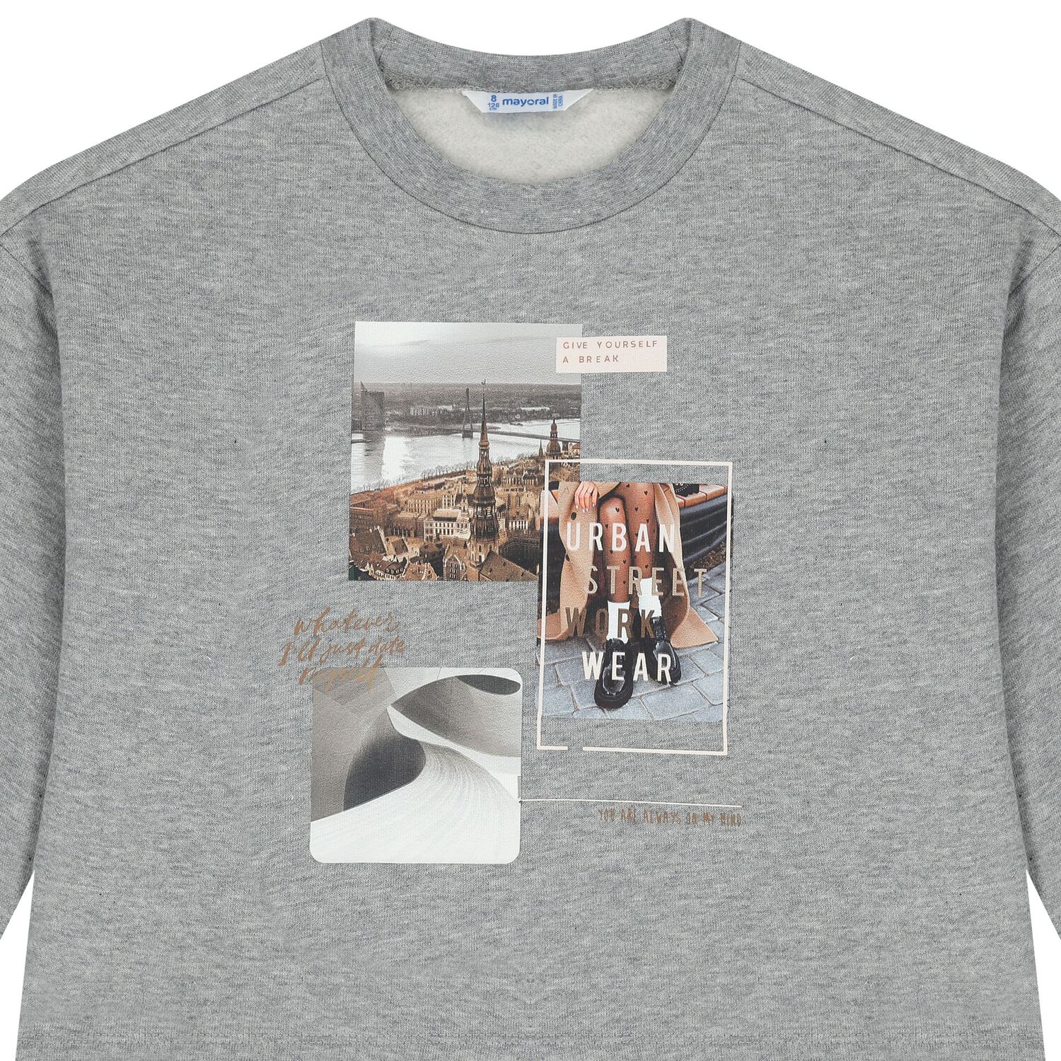 Girls Grey & Black Leggings set, 1, hi-res