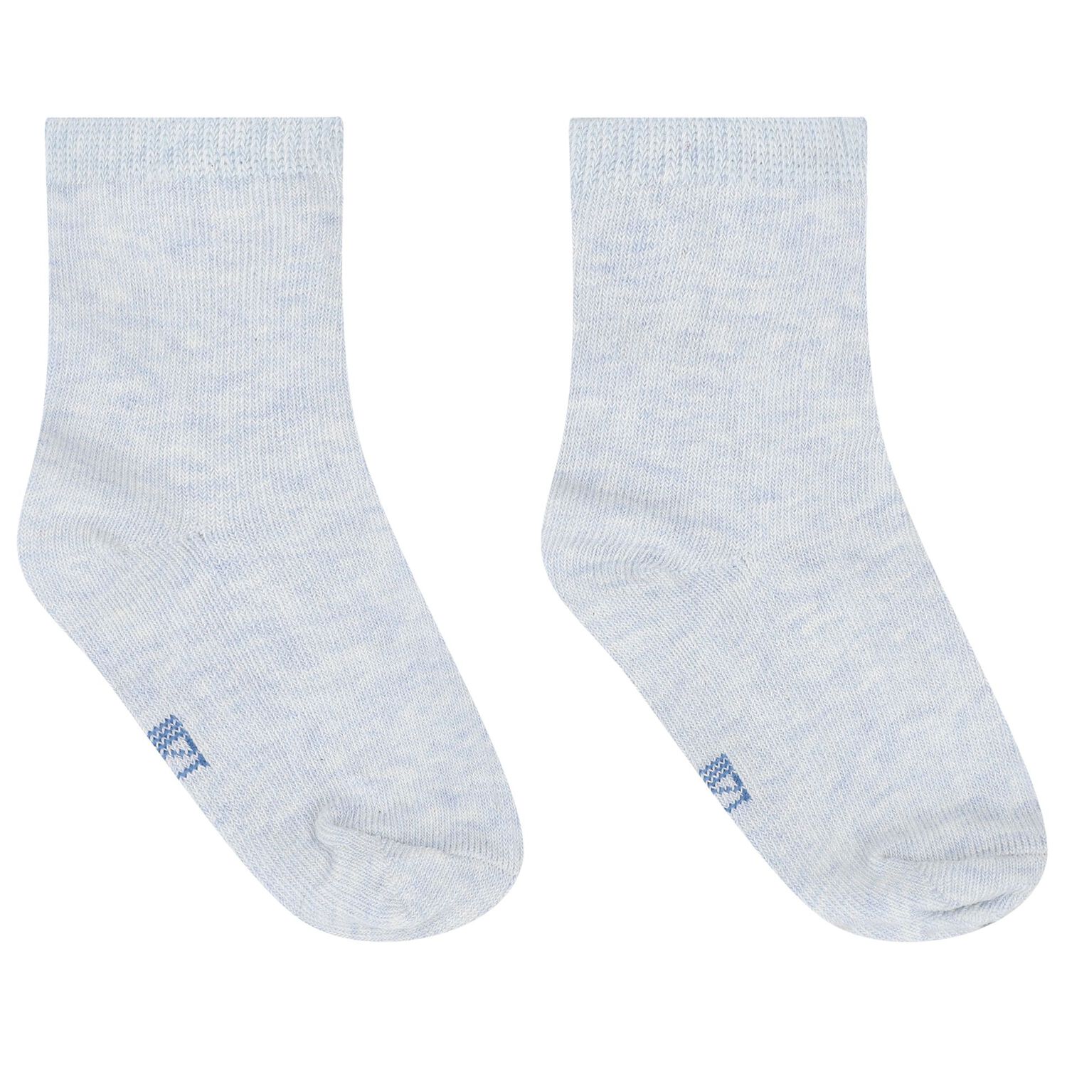 Baby Boys Ivory & Blue Boat Print Socks ( 3-Pack ), 3, hi-res