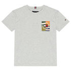 Boys Grey Logo T-Shirt, 1, hi-res