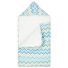 Blue & Yellow Zig Zag Baby Nest, 1, hi-res