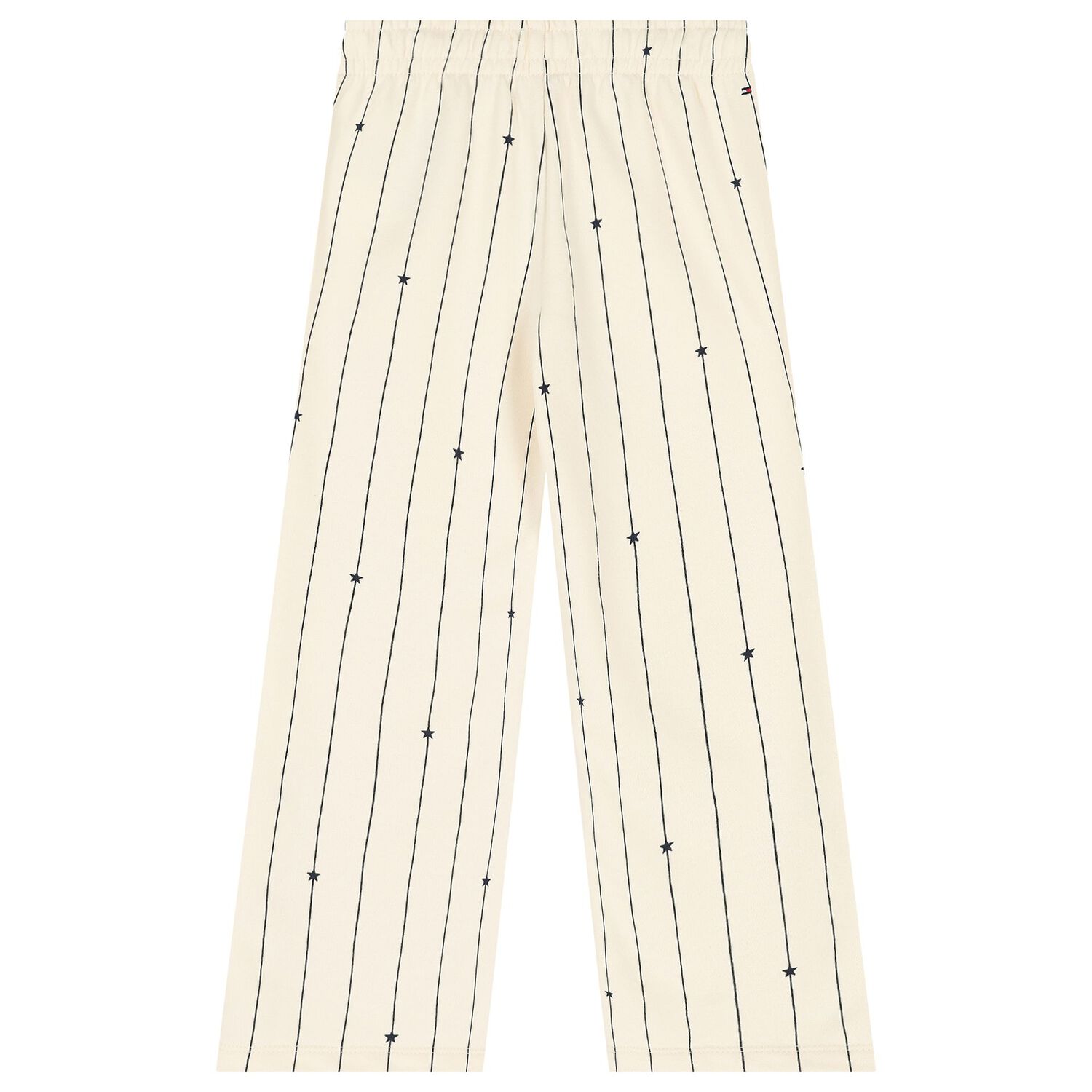 Girls Beige Logo Trousers, 1, hi-res