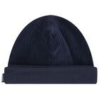 Baby Boys Navy Blue Logo Babygrow Gift Set, 3, hi-res