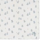Baby Boys Ivory & Blue Teddy Bear Blanket, 1, hi-res