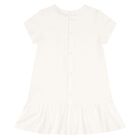 Younger Ivory & Pink Bag Logo Dress, 1, hi-res