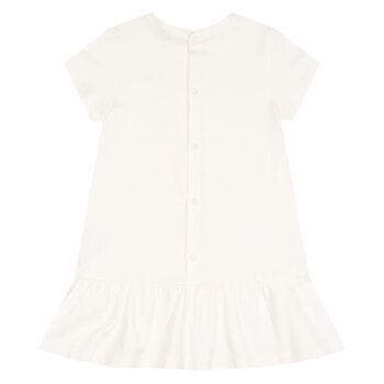 Younger Ivory & Pink Bag Logo Dress