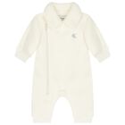 Ivory Logo Sherpa Fleece Snowsuit, 1, hi-res