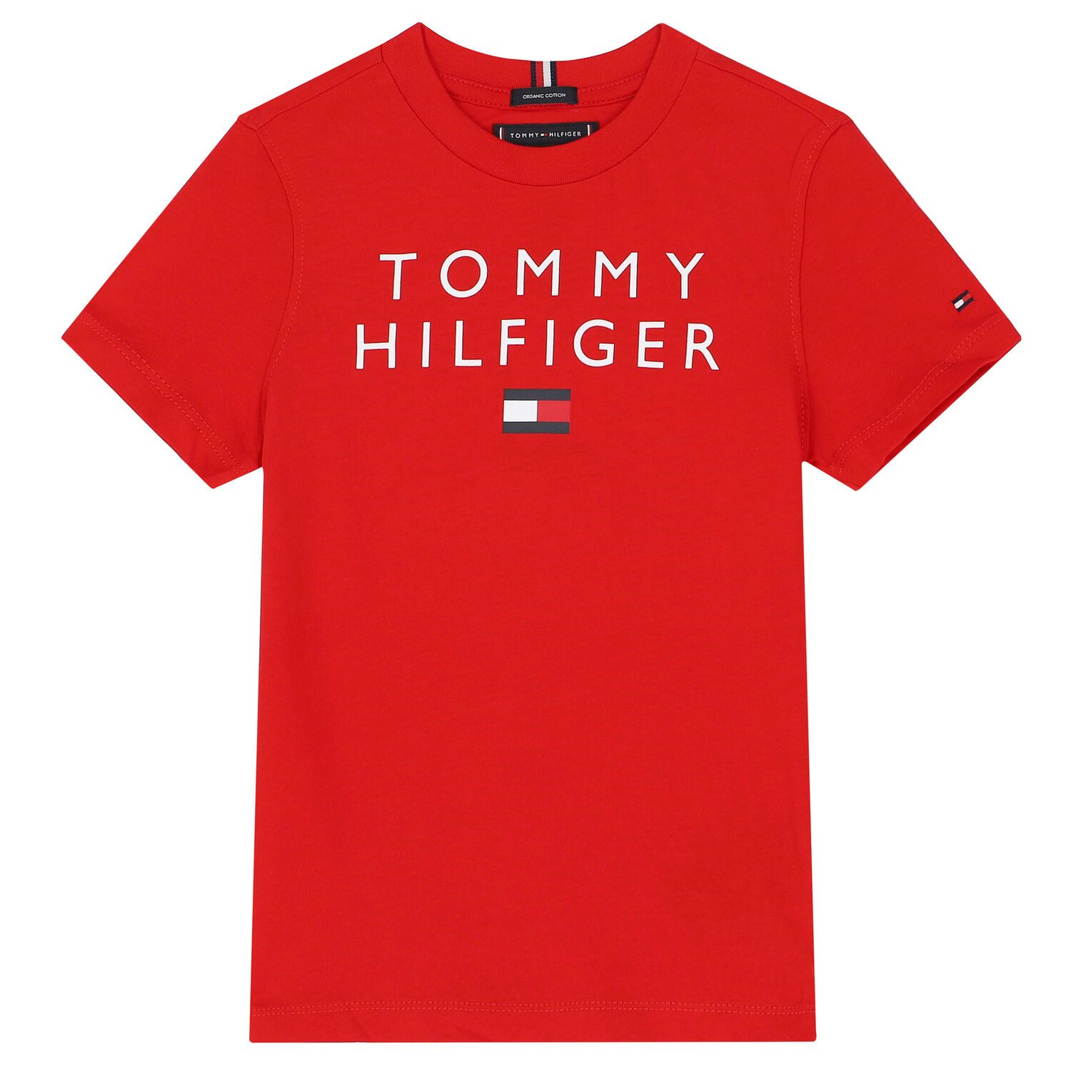 Boys Red Logo T-Shirt, 2, hi-res