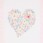 Baby Girls White & Pink Floral Blanket, 1, hi-res