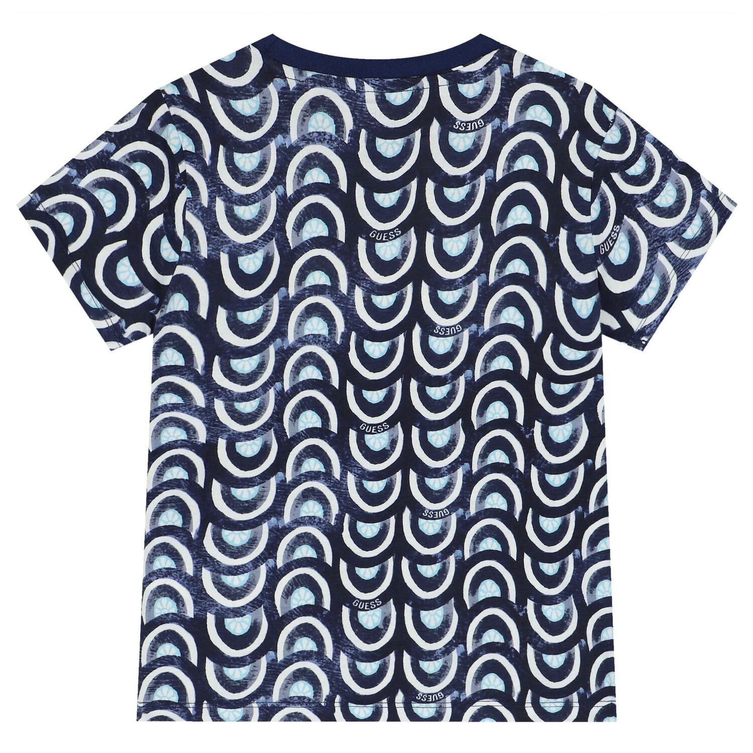 Boys Blue & White Logo T-Shirt, 2, hi-res image number null