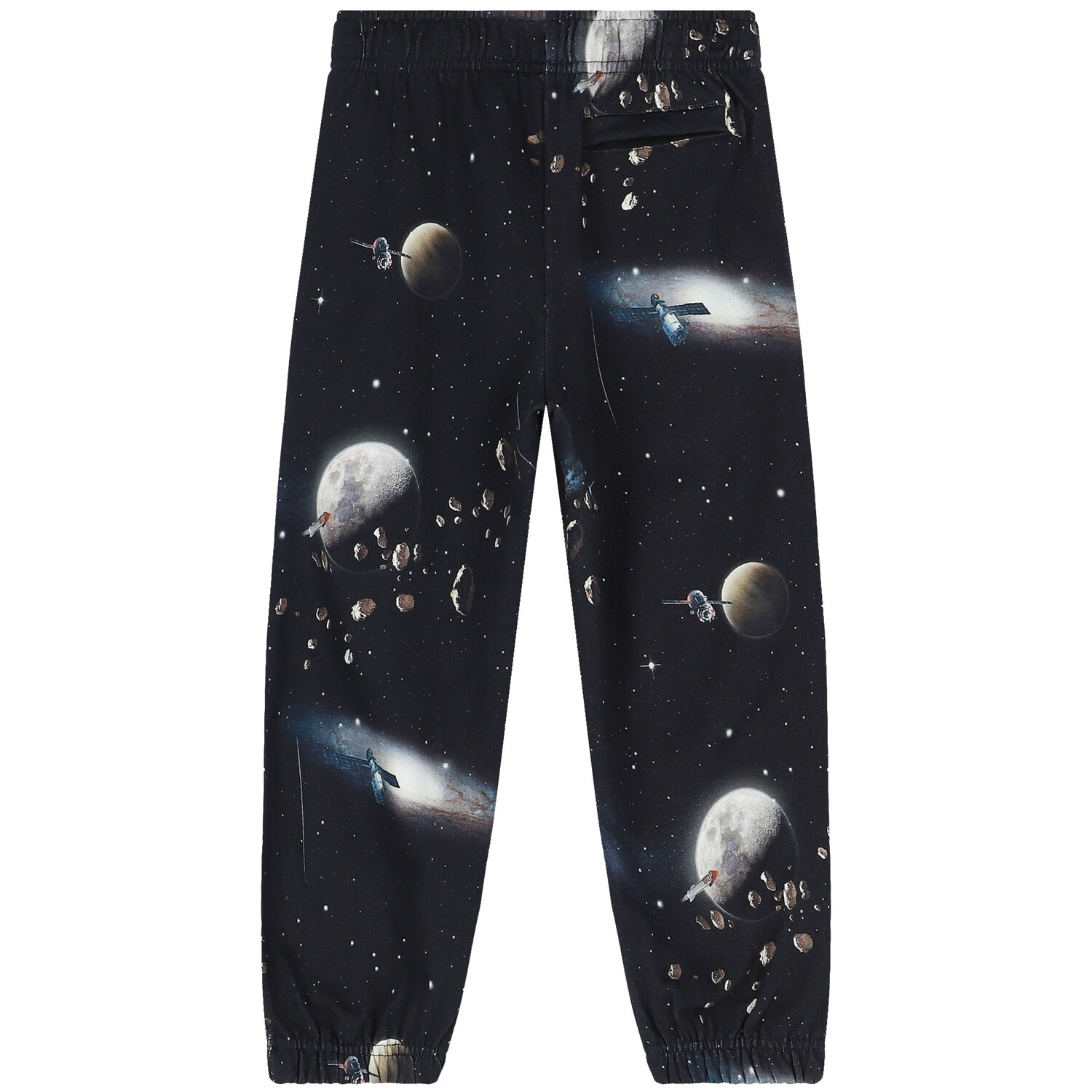 Boys Black Space Joggers, 1, hi-res