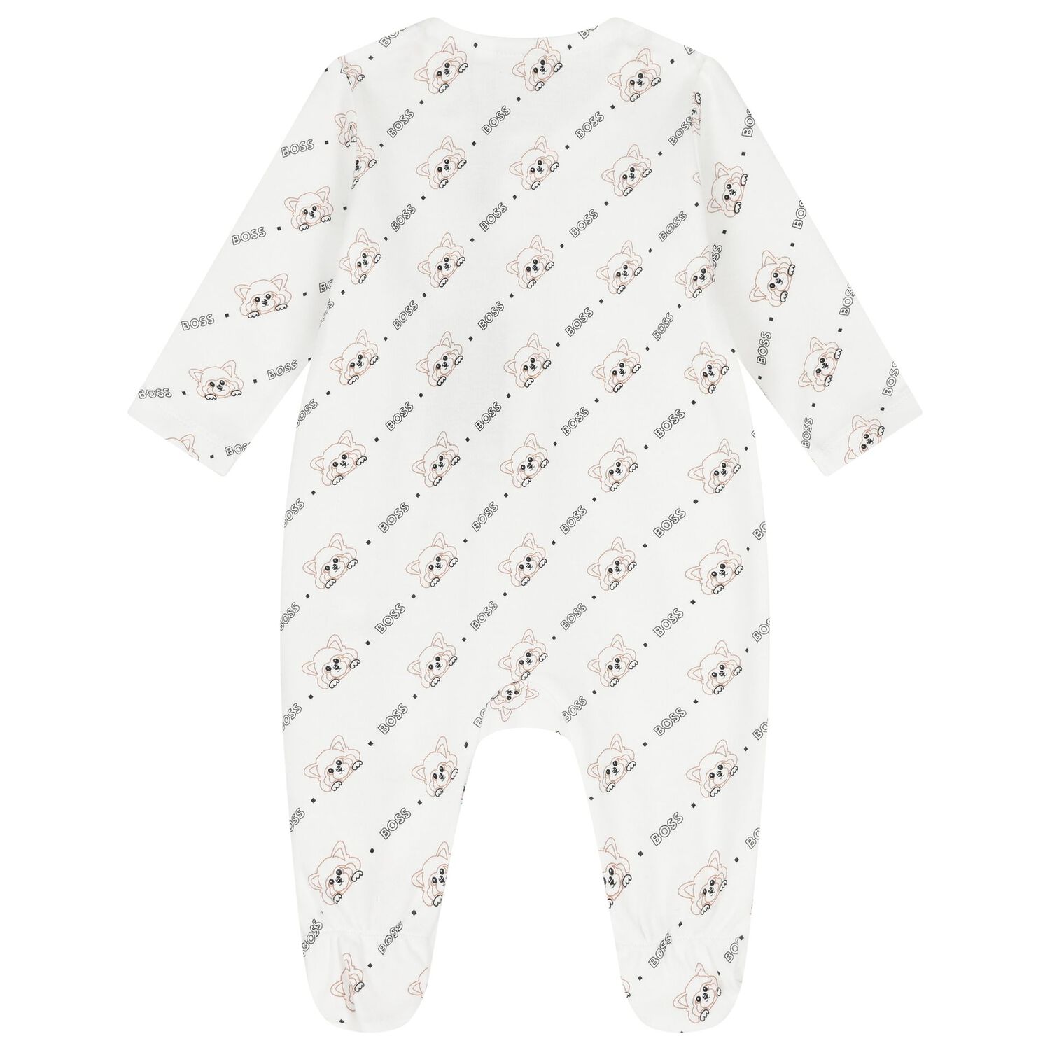 White Logo Babygrow Gift Set, 1, hi-res image number null