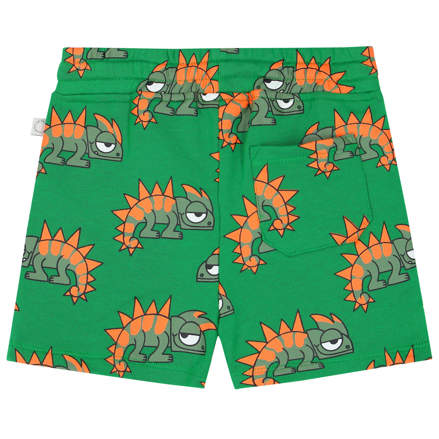 Younger Boys Green Gecko Shorts, 1, hi-res