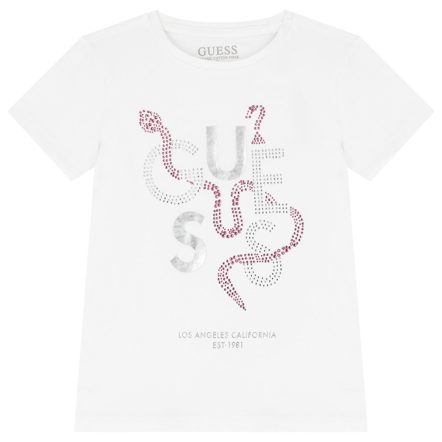 Girls White Logo T-Shirt, 1, hi-res image number null