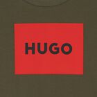 Boys Green Logo T-Shirt, 3, hi-res