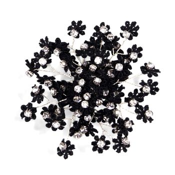 Girls Black Daisy Hair Clip