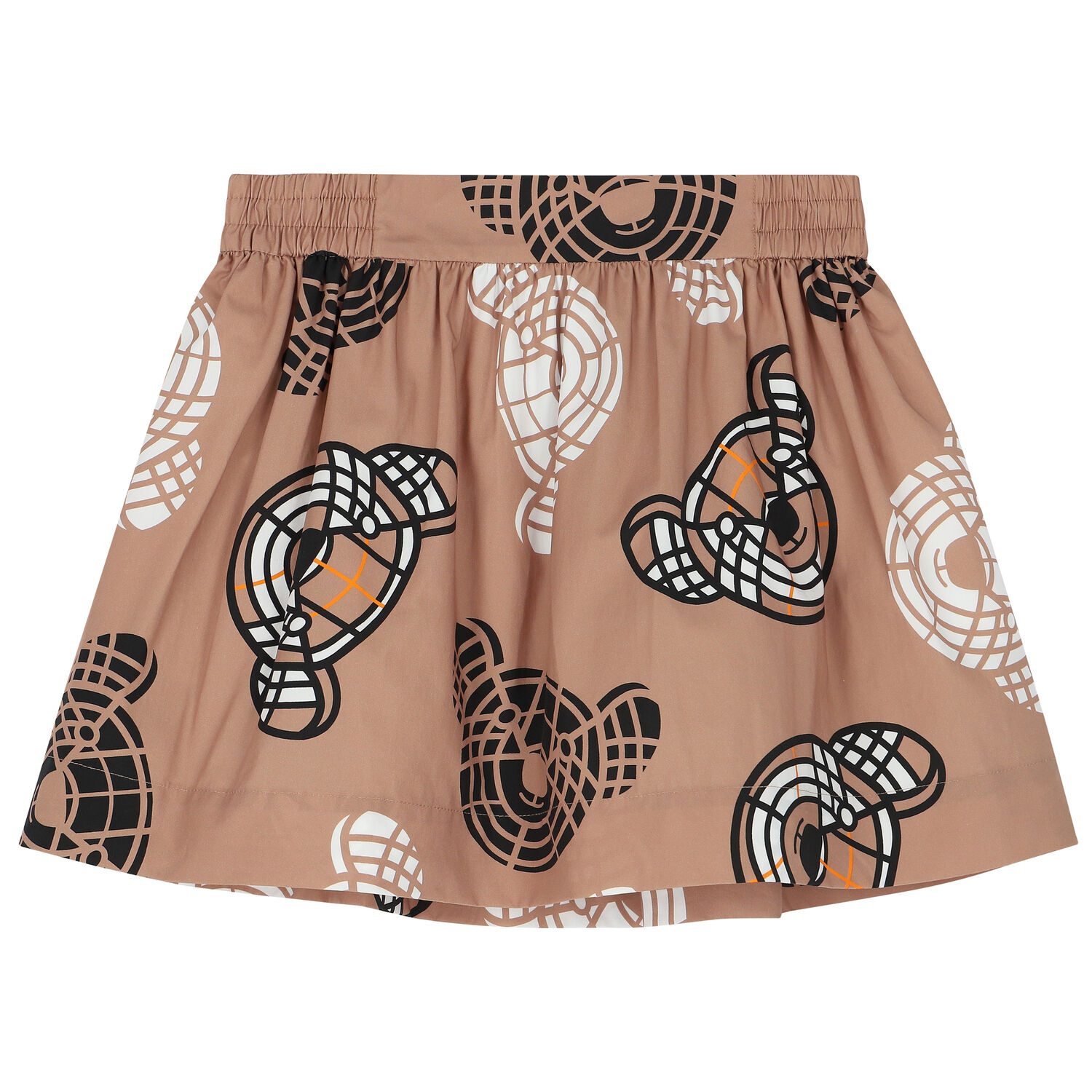 Girls Beige Thomas Bear Skirt, 1, hi-res