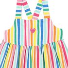 Girls Multi-Colored Striped Dress, 1, hi-res