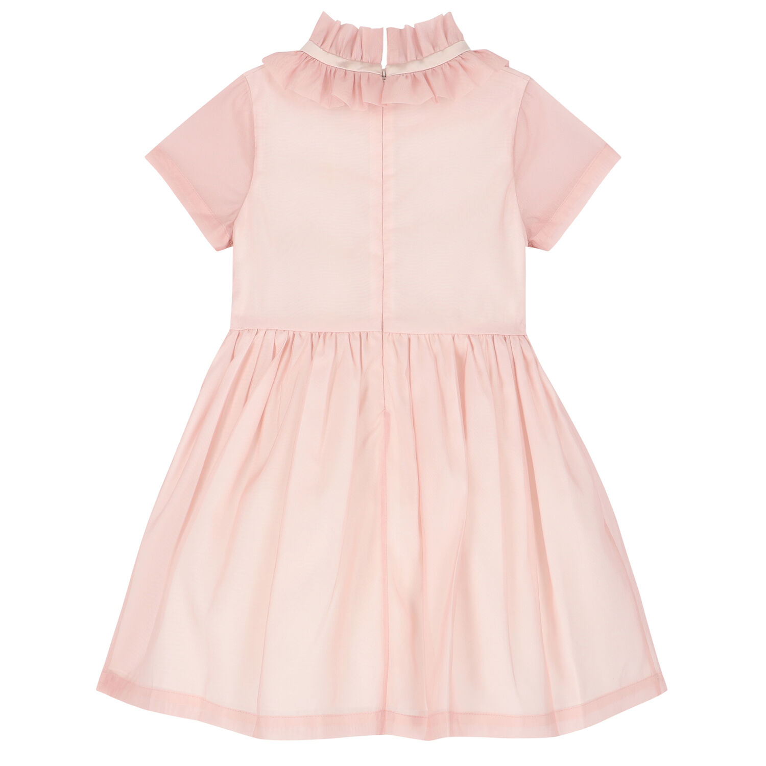 Girls Pink Bow Dress, 1, hi-res image number null