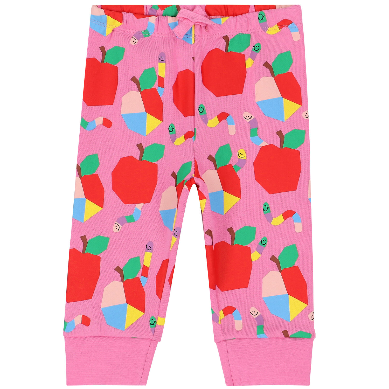Younger Girls Pink Apple Tracksuit, 1, hi-res