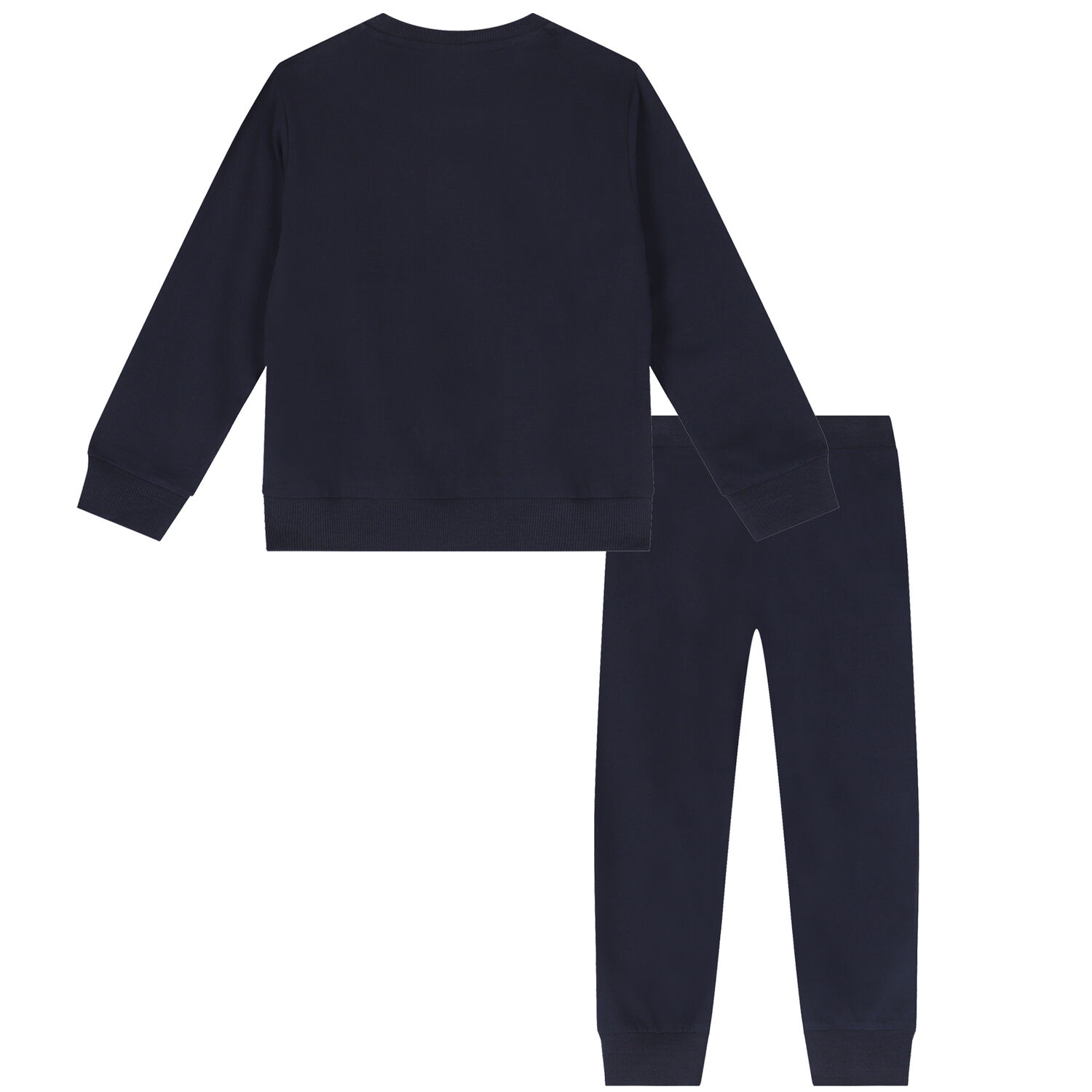 Boys Navy Blue Sneaker Tracksuit, 1, hi-res