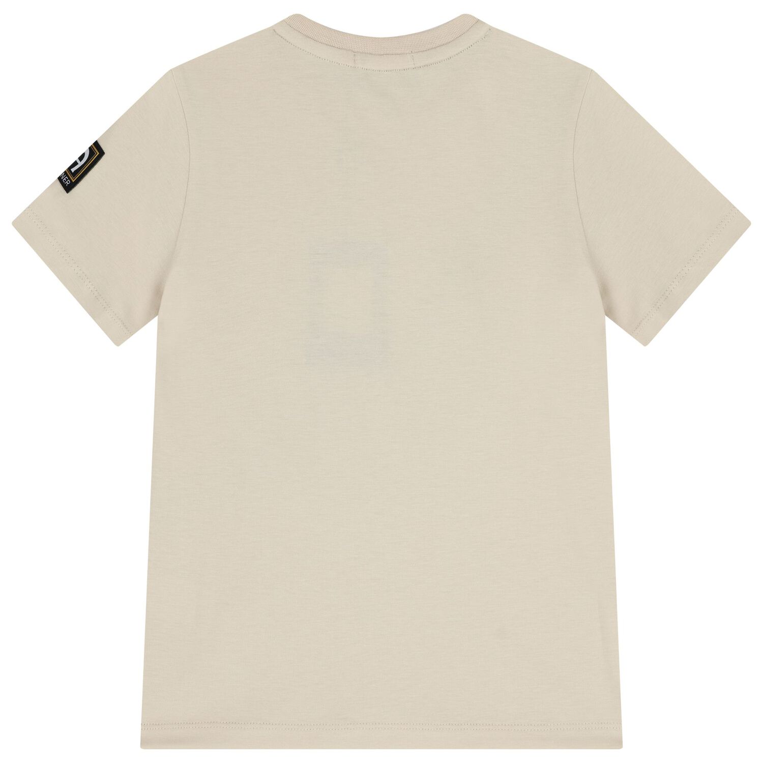 Boys Beige Logo Bag T-Shirt, 2, hi-res