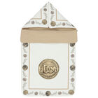 White & Beige Coin Logo Baby Nest, 1, hi-res