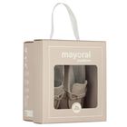 Baby Boys Beige Leather Pre Walker Moccasins, 2, hi-res
