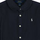 Girls Navy Shirt Dress, 1, hi-res